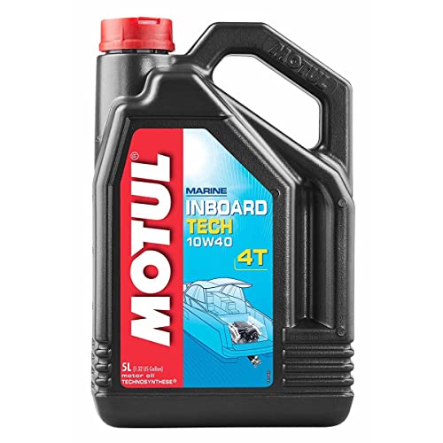 Olio Lubrificante Motor Nautica Barcos Inboard Tech 4T 10W40 5 L