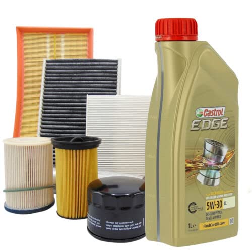 Kit Tagliando Auto, Kit Quattro Filtri E 5 Litri Olio Motore Edge 5W30 (Pr4594/19)