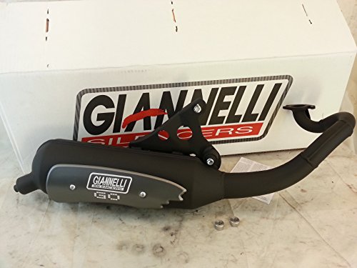 Giannelli Marmitta Scooter "Go" Malaguti F.12 Phantom Motore Raff. Aria '08/09 Mod.Power Up Vern. Nera
