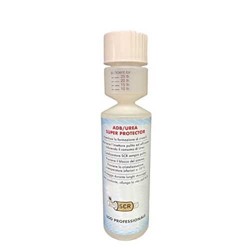 W-Parts Additivo Adblue Pulitore Per Motori Con Tecnologia Scr 250Ml Con Misurino - Trattamento Concentrato Per 100 Lt