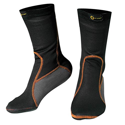A-Pro Calzini Calza Termici Antivento Invernale Moto Scooter Custom Snowboard Nero M