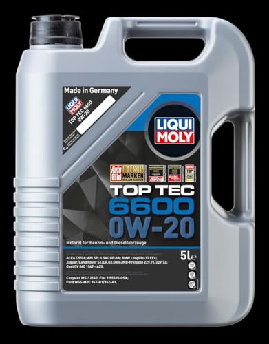 5 Liter Liqui Moly 0W-20