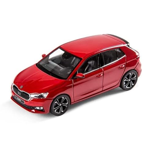 Skoda 6Va099300F3P Fabia A07 - Modellino Auto In Miniatura, Scala 1:43, Colore: Rosso Velluto