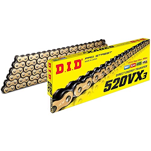 Did Catena 520Vx3 Con 122 Link Colore Oro Chiusura A Rivetto