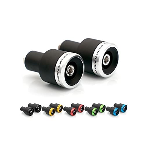 Coppia Antivibranti B-Lux Colore Argento Alluminio Anodizzato Barracuda Moto