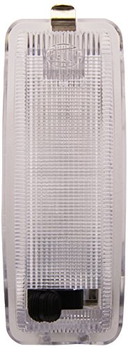 Hella 2Ja 002 931-031 Luce Abitacolo - 12V - K (10W) - Montaggio, Interno - Colore Diffusore Luce: Cristallino - Abitacolo