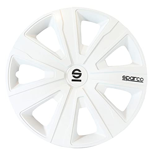 Sparco Set Copricerchi 4 Pezzi Palermo 16 Pollici Bianco