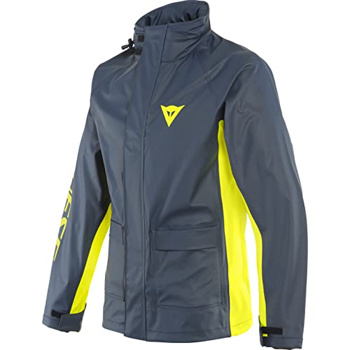 Dainese Storm 2 Unisex Jacket Black-Iris Fluo-Yellow M