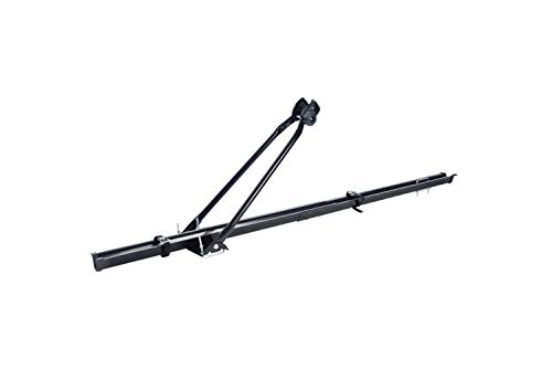 Cam 1231/N Porta Bici, Montaggio Tetto, Carico Massimo 15 Kg, Nero