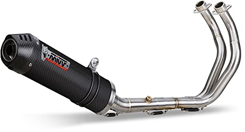 Scarico Completo 2X1 Mivv Oval Carbonio Kawasaki Z650 2017-2018