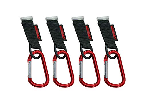 Yakima Y8007425 Gancio Da Arrampicata Con Cintura Per Tenda Skyrise, 4Cm X 15Cm X 1.3Cm, Confezioni Da 4