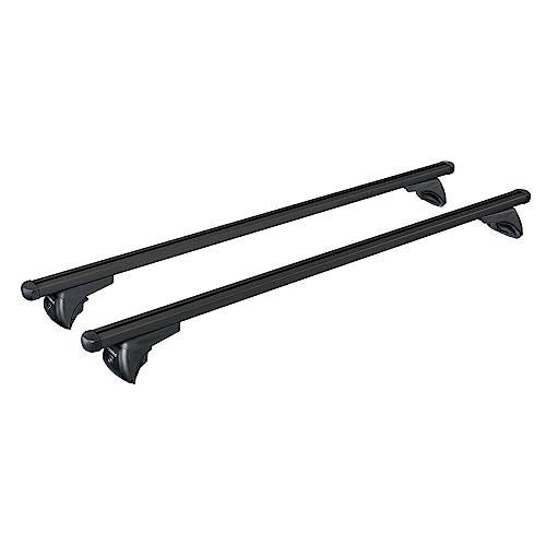 Nordrive N15060 Helio Black In-Rail, Set Completo Barre Portatutto In Alluminio - M - Evos Ia