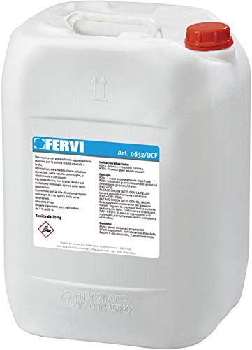 Fervi Liquido Idoneo Per Lavapezzi Ad Acqua Calda Lt 25 0632/Dcf
