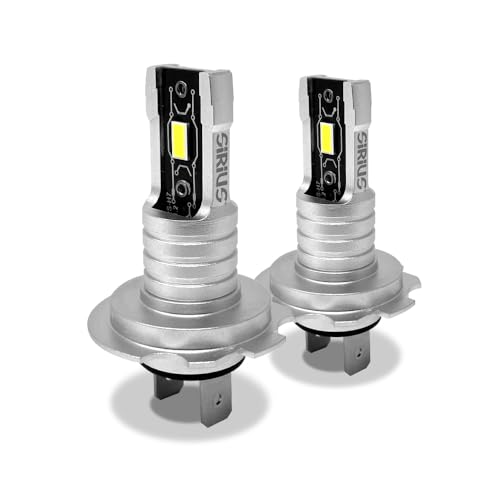 Sirius Kit 2 Headlight Led H7 E H18-12V 6000K Junior Series - 2600 Lumens Al Set Di Lampade - Compatibile Auto Moto