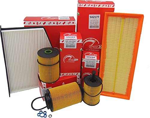 Kit Tagliando Con Filtri Originali Speed By Smc (So400, Sa2277, Srn260, Se1451)