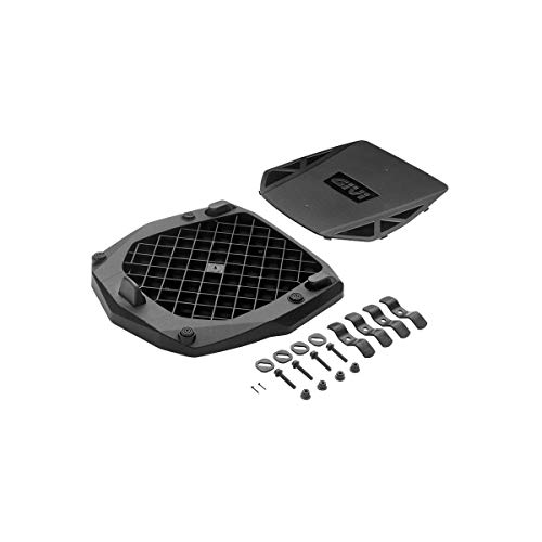 Givi E251 Monokey Piastra Universale, Completa Di Kit Fissaggio, Metallo, Nero