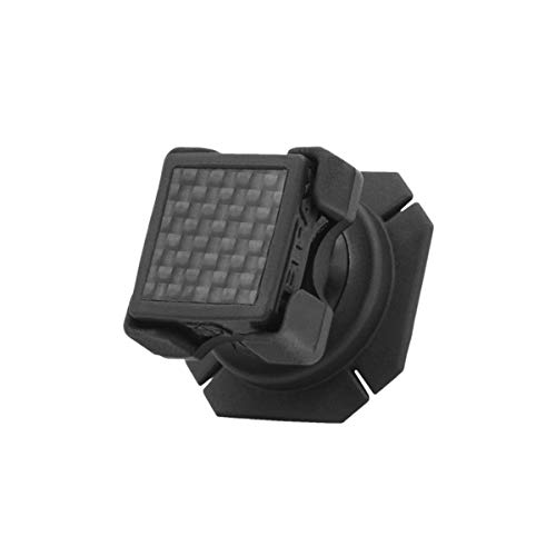 Walmec, T10600 Supporto Smartphone Per Auto, Carbon, Attacco Adesivo