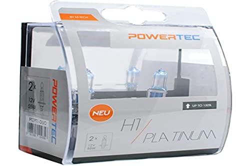 M-Tech Ptzpt1-Duo Lampadina Powertech Platinum +130% H1 12V 55W