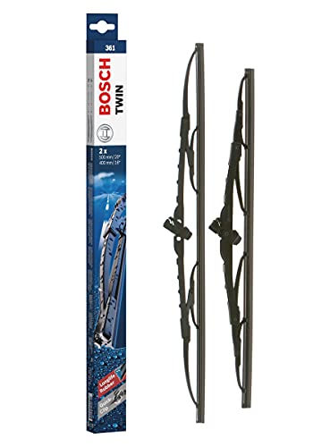 Tergicristalli Bosch Twin 361, Lunghezza 500Mm/400Mm, 1 Set Per Parabrezza Anteriore