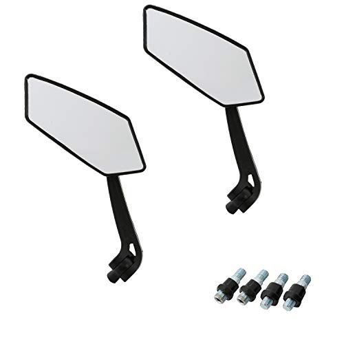 Retrovisore Moto, Osan Motocicletta Paio Specchio Retrovisore Abs Plastica Acrilico Motociclo Specchietti 8Mm 10Mm Universale Per Harley Kawasaki Hond