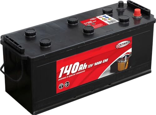 Batteria Autocarro 140Ah 12V 900A Specifica Per Autocarro Polo Positivo Sinistro Piedini
