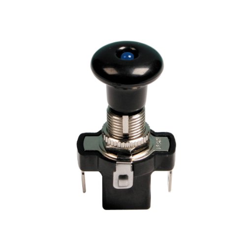 Pilot Interruttore Tira/Spingi Led Blu 12/24V Max 20A