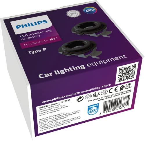Philips Adattatori Tipo P Per Le Lampadine Led (H7)