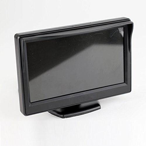 Cocar Auto Camion 4.3 Pollici Tft Dash Schermo Lcd Monitor Stand 12V-24V 2 Canali Rca Di Ingressi Video Universale Per La Macchina Fotografica Di Sost