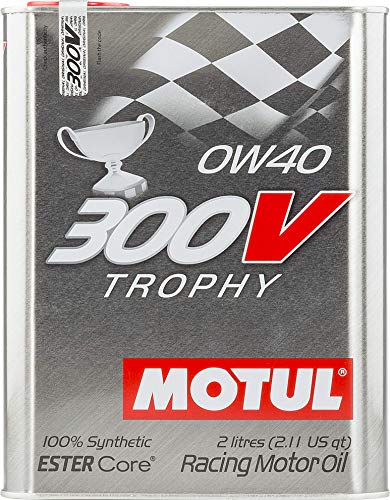 Motul 104240 - Olio Motore 300 V Trophy 0W-40, 2 L