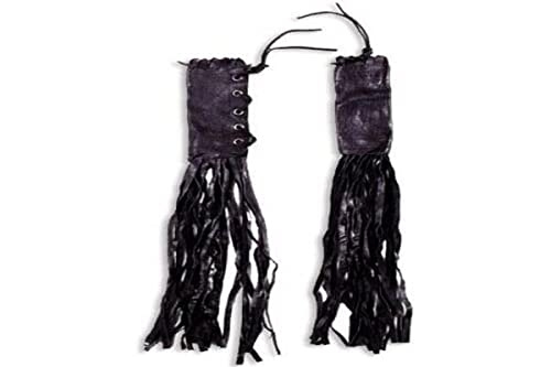 A-Pro Leather Handlebar Covers Fringe Lacing Motorcycle Motorbike Cruiser Quality
