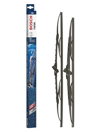 Tergicristalli Bosch Twin 727, Lunghezza 550Mm/475Mm, 1 Set Per Parabrezza Anteriore
