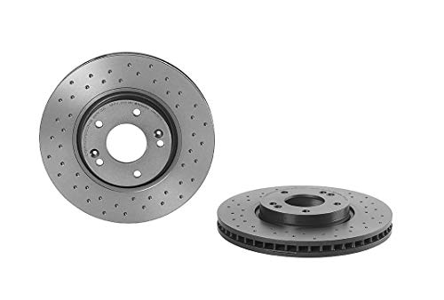 Brembo Xtra 09.A532.1X - Disco Freno Forato Anteriore, Set Di 2