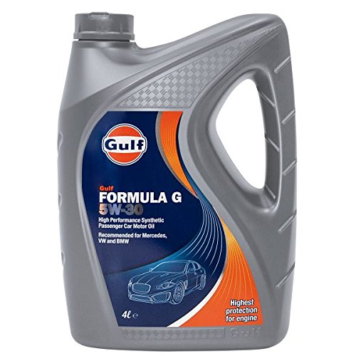 Gulf, Olio Per Motore Completamente Sintetico Formula Fs 5W-30, 4 Litri O 1 Litro