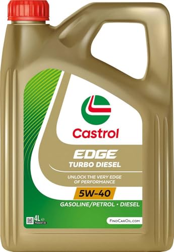 Olio Motore Lubrificante Castrol Edge Turbo Diesel 5W-40 Q3 Titanium 4L