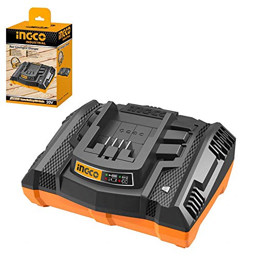 Caricabatterie Rapido 20 V 4 Ah Carica Batterie Per Utensili Ingco A Batteria