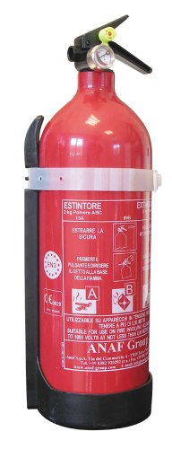 Cora 000126804 Estintore A Polvere 2 Kg, Classe 8A 70B -C Con Supporto