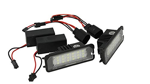 Carall Le4545 Kit Luci Targa Led Compatibile Con Vw Golf 4 5 6 7 Eos Passat Scirocco