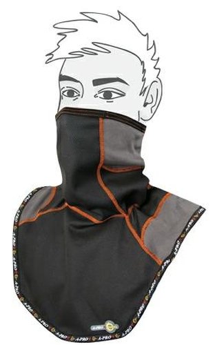 A-Pro Copricollo Salvagola Cervicale Antivento Scaldacollo Moto Bici Snowboard Nero