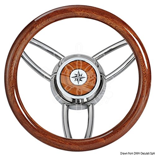 Osculati Volante Bliz Legno Lucido Mogano
