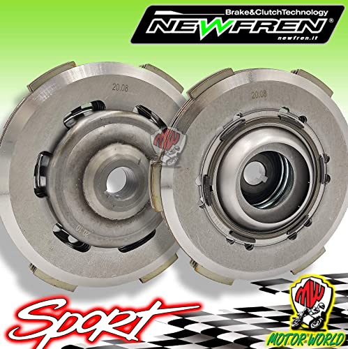 Kit Frizione Completa Newfren 4 Dischi Piaggio Vespa 50 R L N Special Et3 Primavera Ape 50