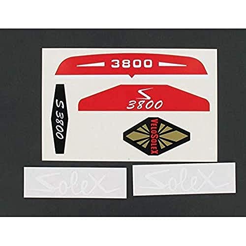 Cyclingcolors 6X Adesivo Adesivi Solex Velosolex 2200 3300 3800 5000 Bici Moto Vintage Epoca