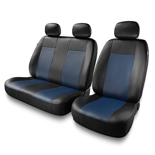 Mossa Coprisedili Compatibili Con Peugeot Expert I, Ii (1995-2016) - Fodere Sedili - Set Coprisedili Auto Universali - Bc-Bl
