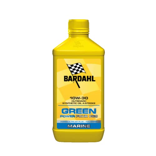 Bardahl Nautica Green Power Four C60 10W30 Olio Lubrificante Barca 4 Tempi 1 Lt