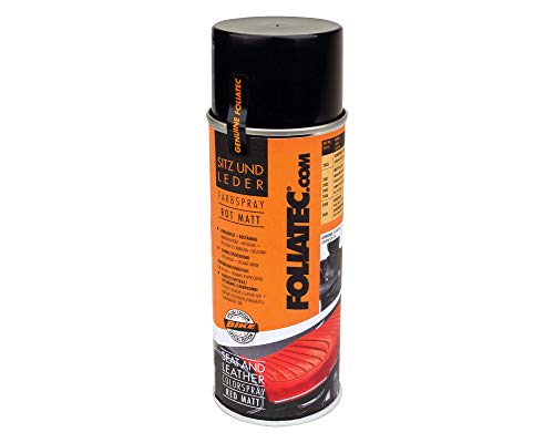 Foliatec F2406 Sedile E Pelle Colore Spray, Rosso
