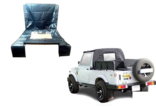 Aespares Compatibile Con Suzuki Samurai Sj410 Sj413 Sostituzione Bikini Soft Top Nero Finestra Posteriore
