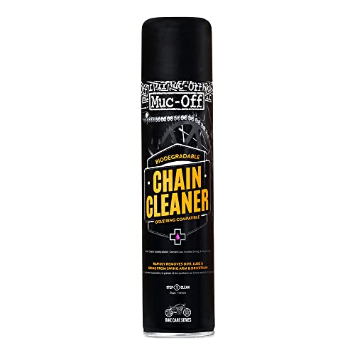 Muc-Off Chain Cleaner, 400 Ml - Spray Detergente Pulisci Catena Moto Biodegradabile E Idrosolubile - Pulisci Catena Adatto Per Catene O-Ring, X-Ring E
