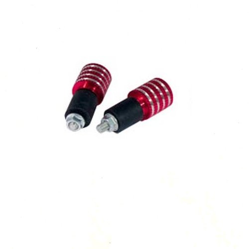 A-Pro Antivibranti Universali 17 Mm Per Manubrio Motocicletta Contrappesi Colore Rosso