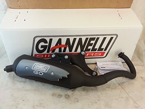 Giannelli Marmitta "Go" Scooter Sr Ditech'04-Sr 50R Factory'05/07 Sr 50 R Carb.'05/07-Street Scarabeo Omolog. Cee E13 0893 Vern. Nera