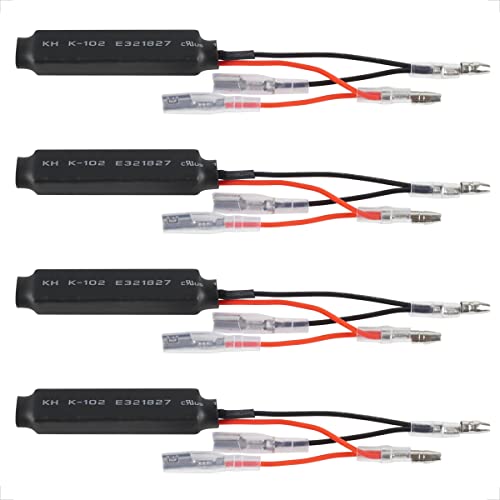 4 Pezzi Dc 12V 10W Moto Resistenza Di Carico Resistore Di Potenza Led Cavo Smd Mini Indicatori Di Direzione Luce Adattatore