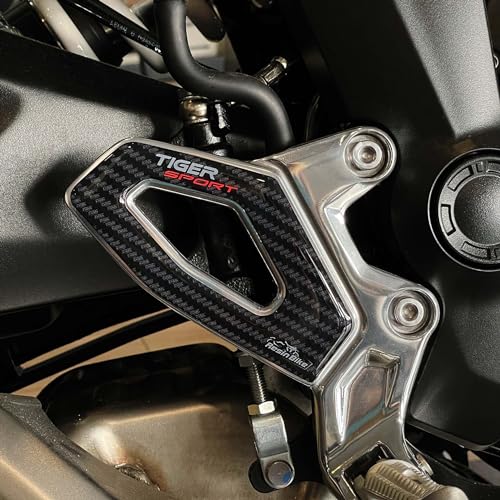 Resin Bike Adesivi Moto Compatibile Con Triumph Tiger Sport 660 2022-2023. Protezione Moto Battitacco Da Urti E Graffi. Coppia Di Adesivi 3D Resinati